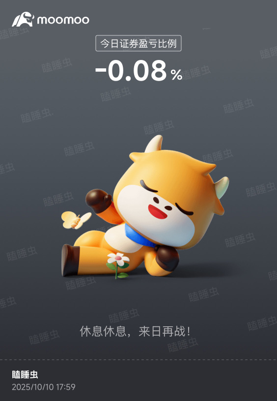 給我幹破防了，今日盈虧變負的了