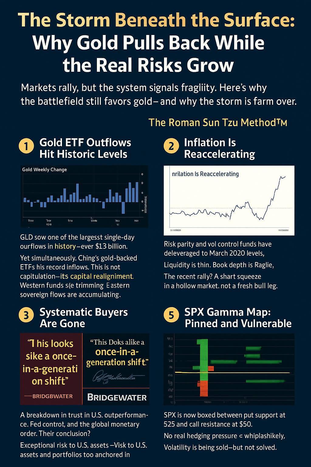 The Storm Beneath the Surface: Why Gold Pulls Back While the Real Risks Grow