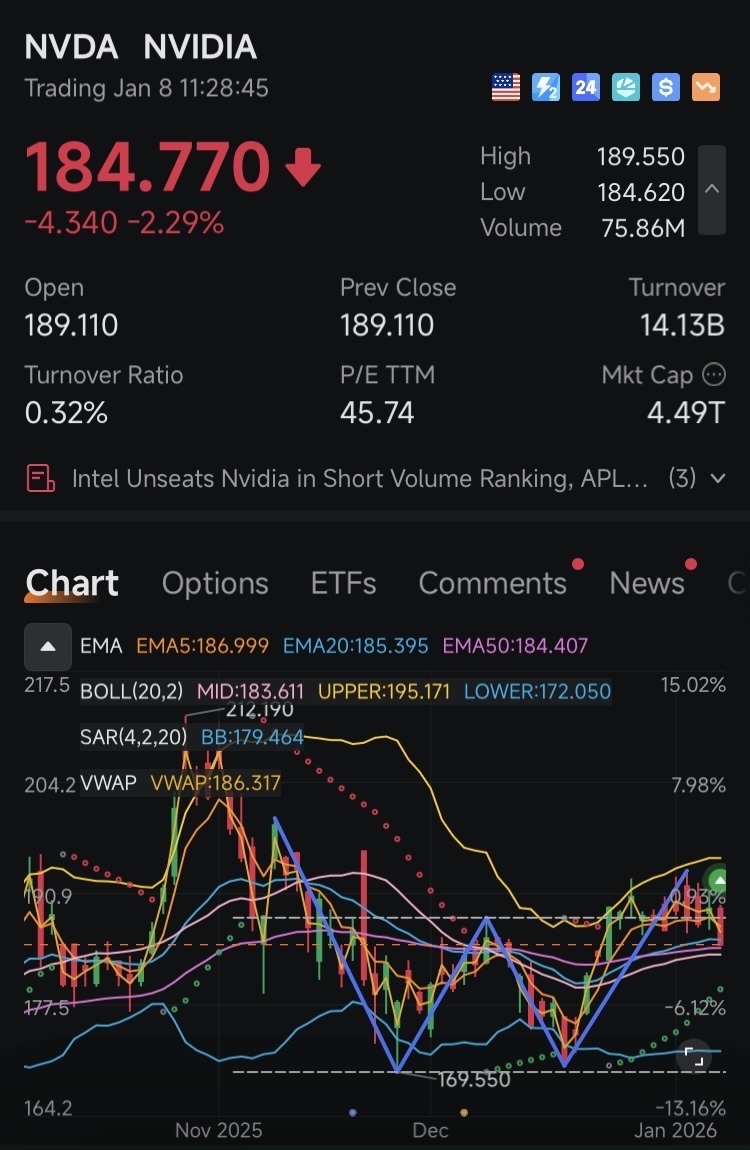 🛡️ 战场简报：伽马警报- NVDA $185, TSLA $435 罗马孙子兵法™ © 2025 Robert M... - moomoo 社区