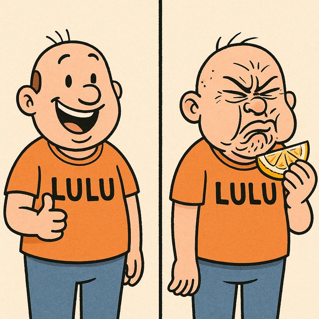 Once upon a time you used to be a happy Lulu….