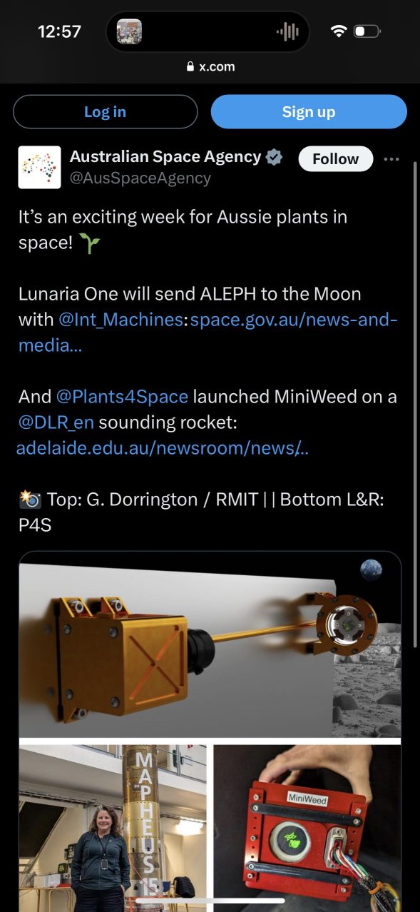 LUNR is now working with the Australian Space Agency!!