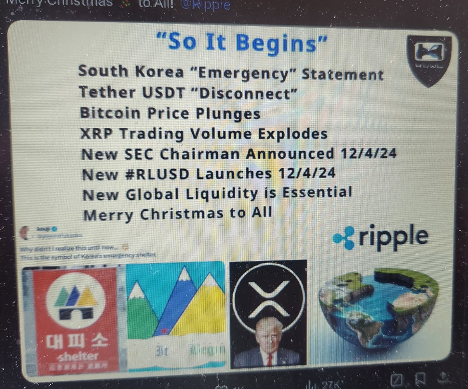 $瑞波幣 (XRP.CC)$ 將此帖子固定...