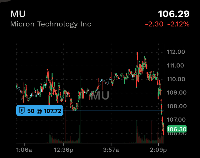 マイクロン テクノロジー（MU）の決算報告が今日あります