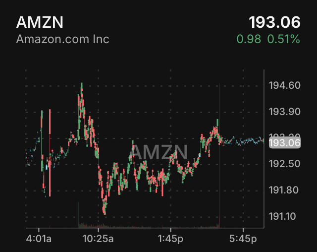 パランティアテクノロジーズ ~> アマゾンドットコム (AMZN)