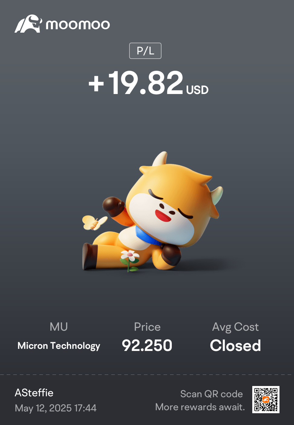 -30%的税，减去我的10%券商Shroom🍄 费用，我是说……我几乎可以买一个三明治。  #在@Shroomie 我们信赖