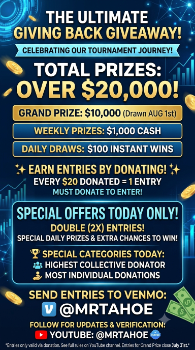 去年我們今年做了一次$10,000的贈禮活動，總計達2萬。