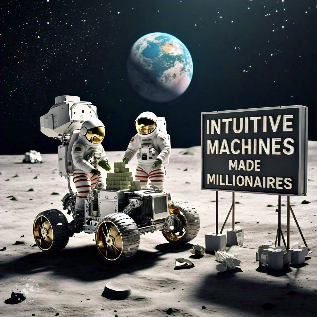 Intuitive Machines和Elon Musks Space X之間很快可能會有一份新合同。