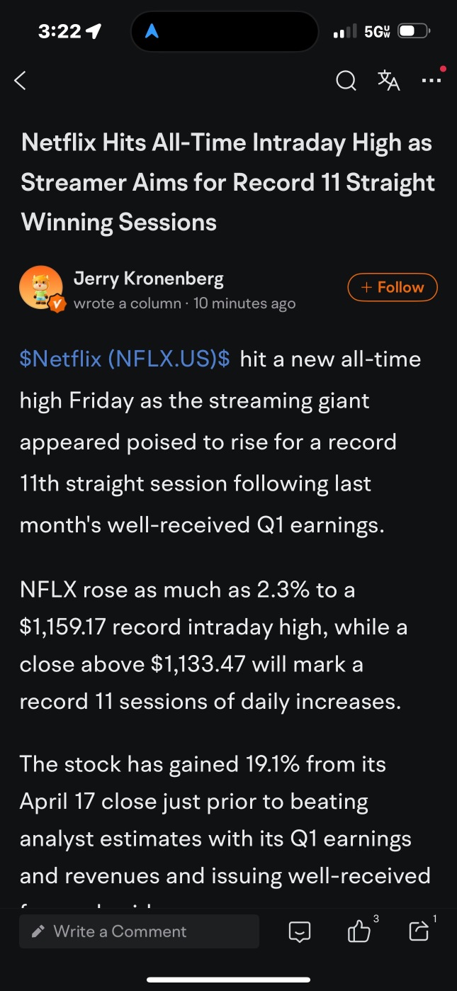 For the Netflix comparison v amc
