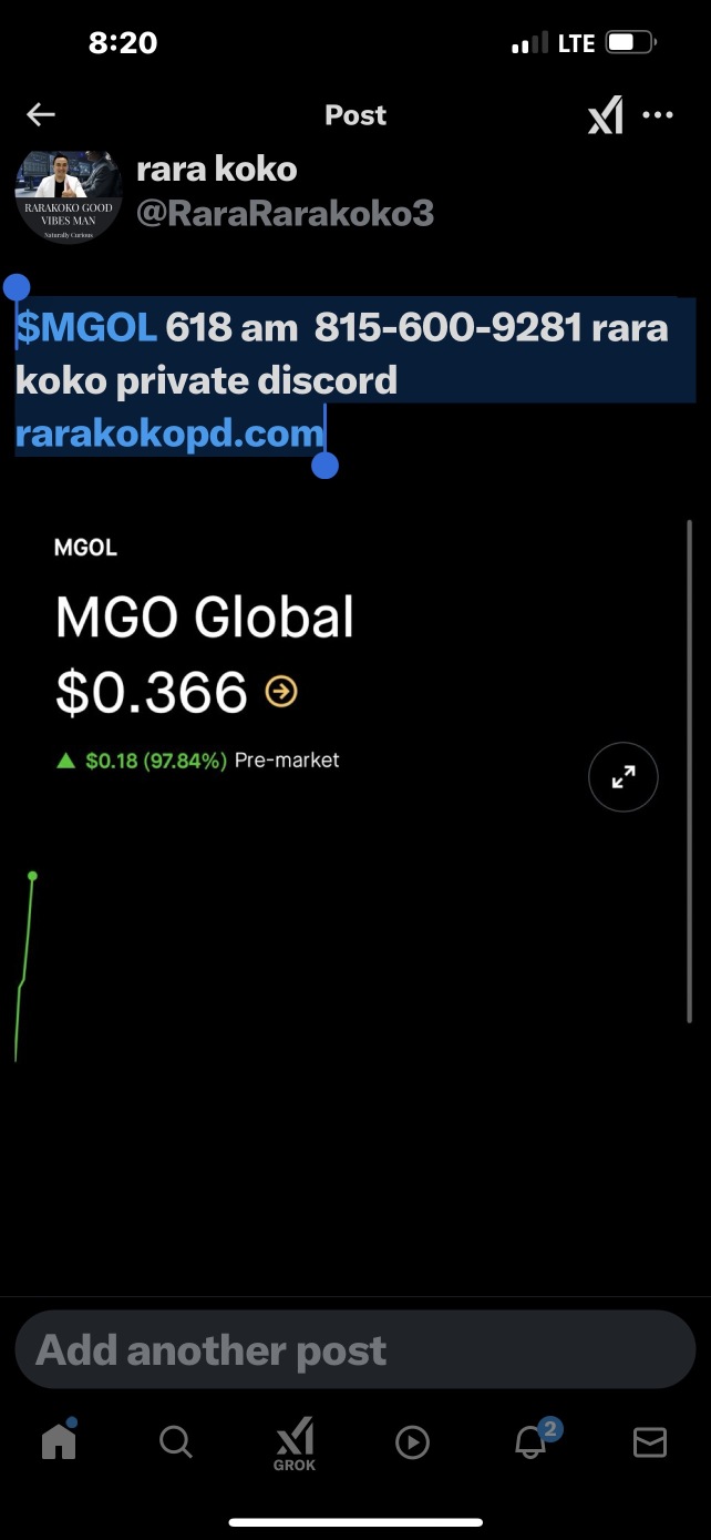 $MGOL 618 am  815-600-9281 rara koko プライベートディスコード rarakokopd.com