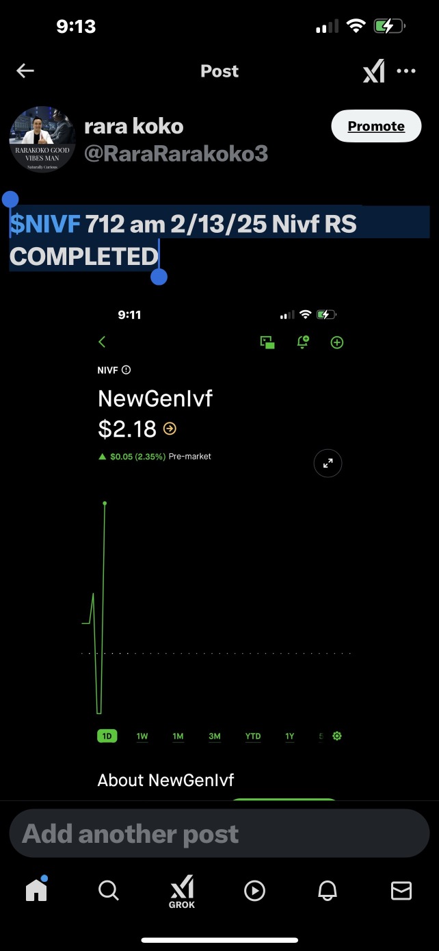 $NIVF 712 上午 2/13/25 Nivf RS 完成