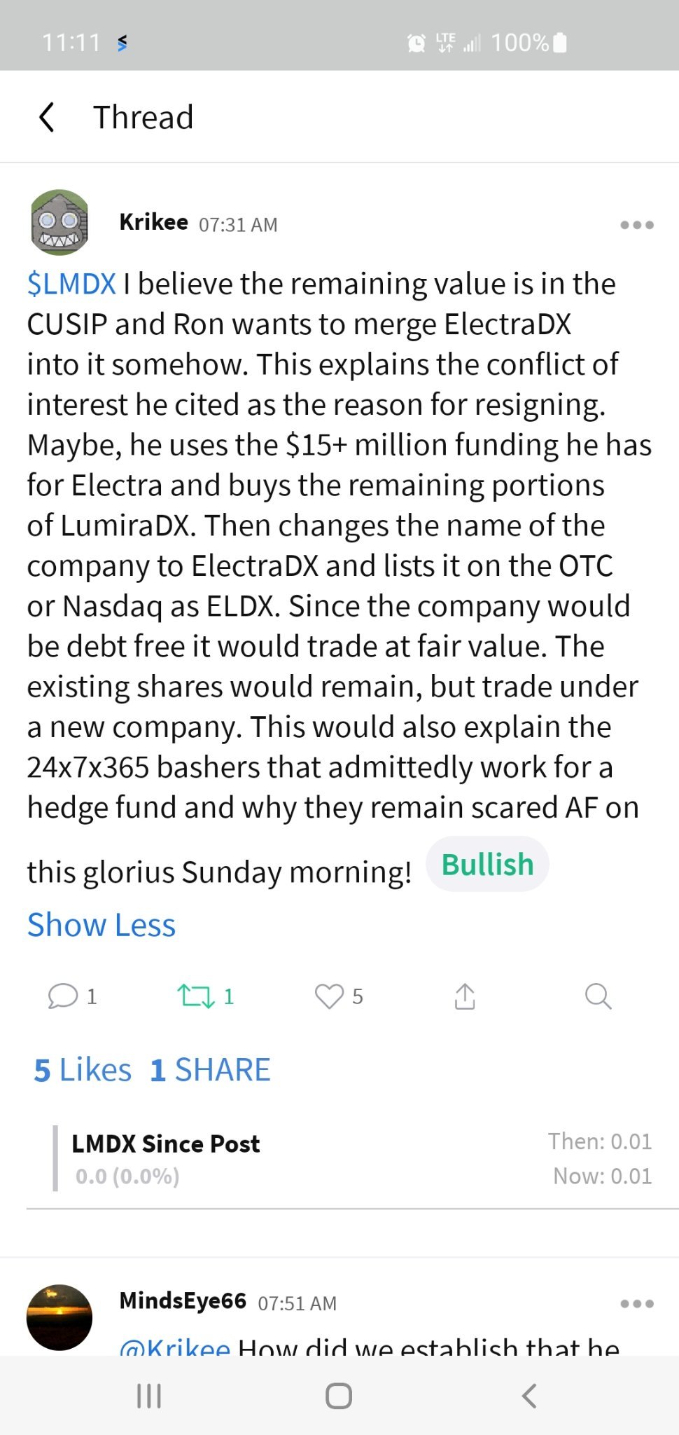 $LumiraDx (LMDXF.US)$ 堅持下去，不要讓那些小丑影響你的心情。CMA報告遺失20頁 剪刀 ✂️