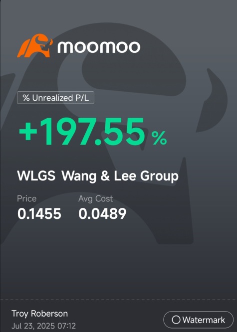 WLGS我今天早上的勝利
