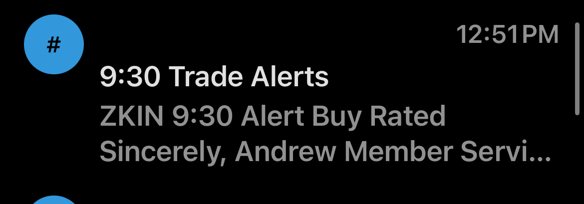 Trade Alert ‼️ Update