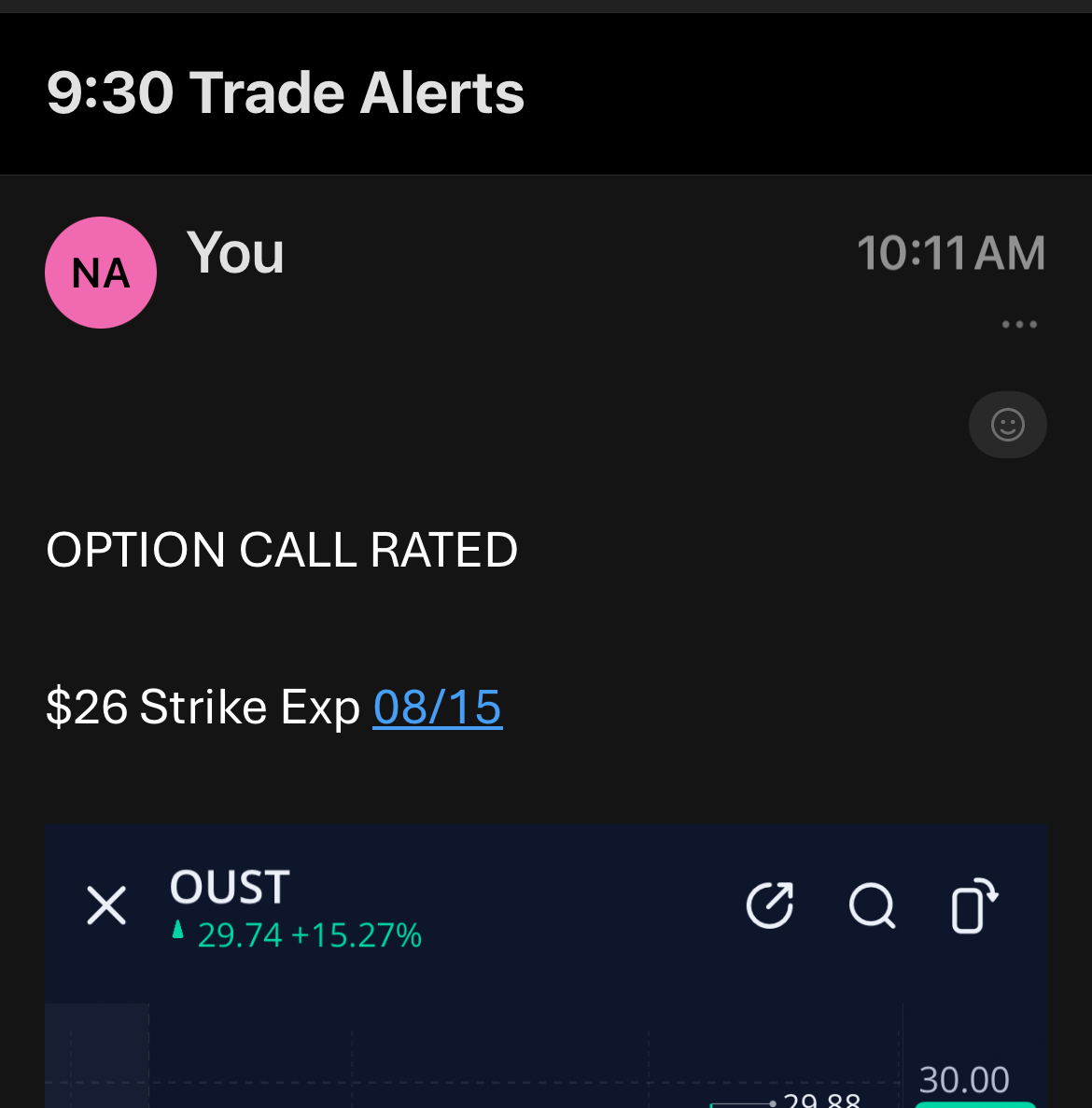 交易提醒 ‼️ NYC Alerts