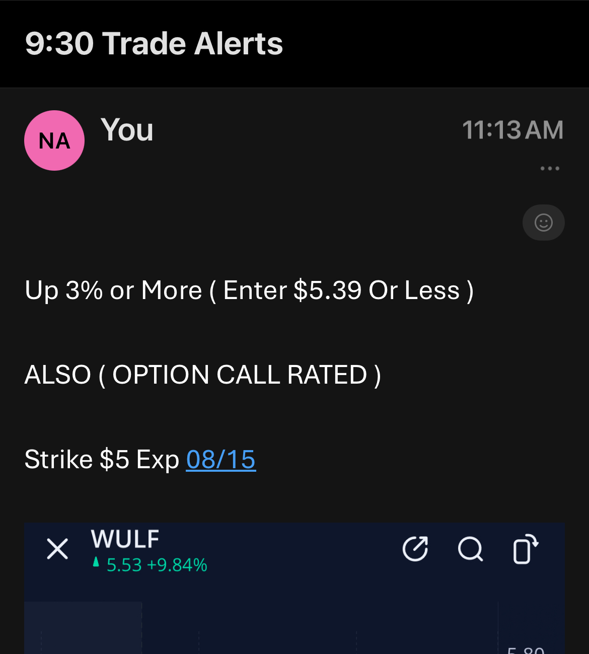 交易提醒 ‼️ NYC Alerts
