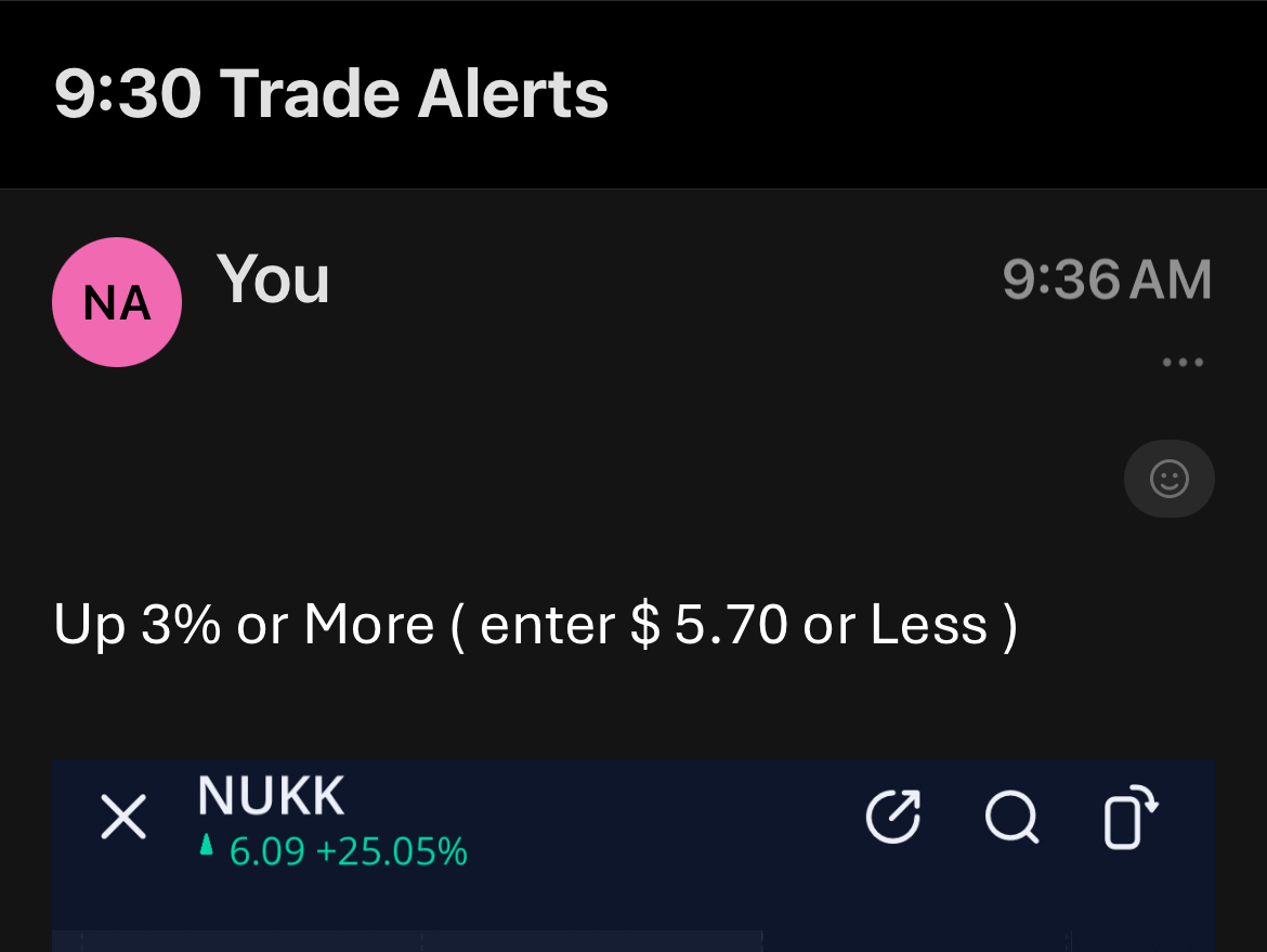 Trade Alert ‼️ NYC Alerts