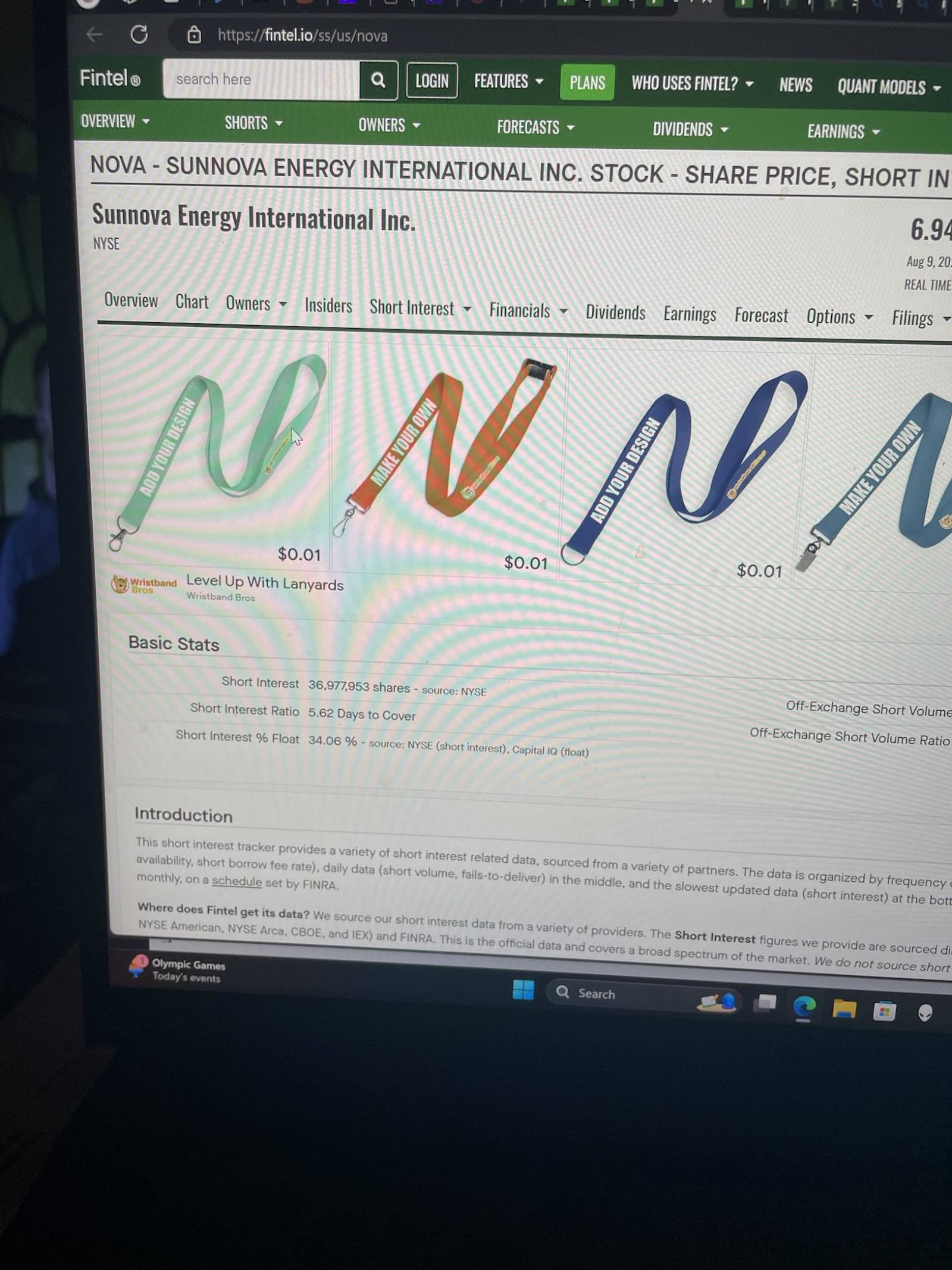 $Faraday Future Intelligent Electric Inc. (FFIE.US)$$Sunnova Energy International (NOVA.US)$   this thing is gonna squeeze