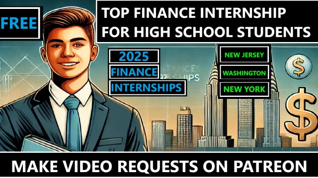 TOP Finance Internship For High School Students.