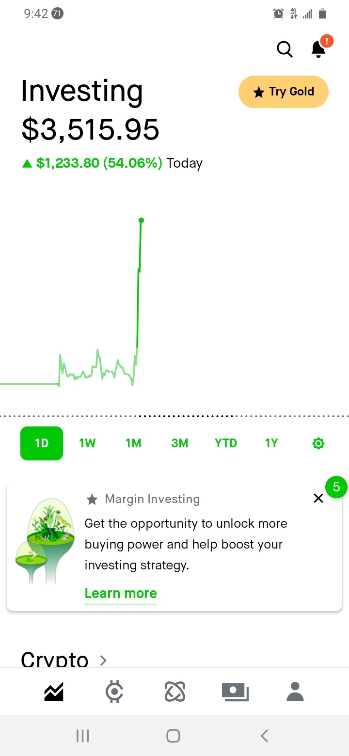 $VBI Vaccines (VBIV.US)$ bought in at .1052, sold at .21. I'm getting good at spotting day trades. wish I had unlimited day trades, but I'm far away from that 2...