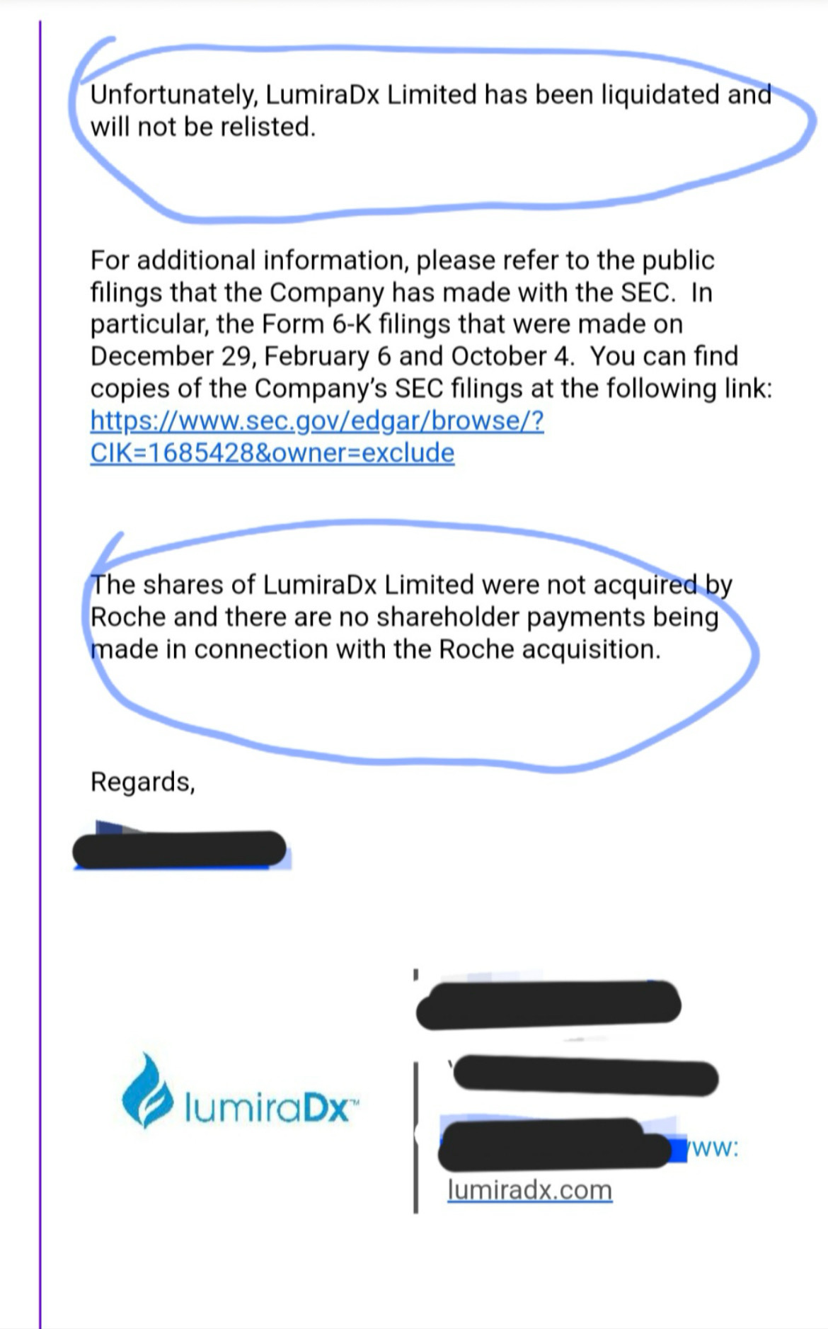 LumiraDx (LMDXF.US)$ 在stocktwits上看到了这个，像是什么鬼- moomoo 社区
