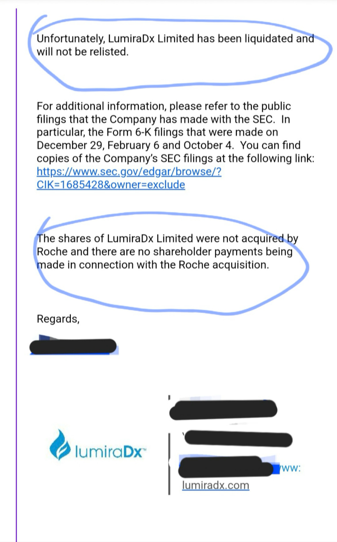 $LumiraDx (LMDXF.US)$  saw this on stocktwits like wtfff