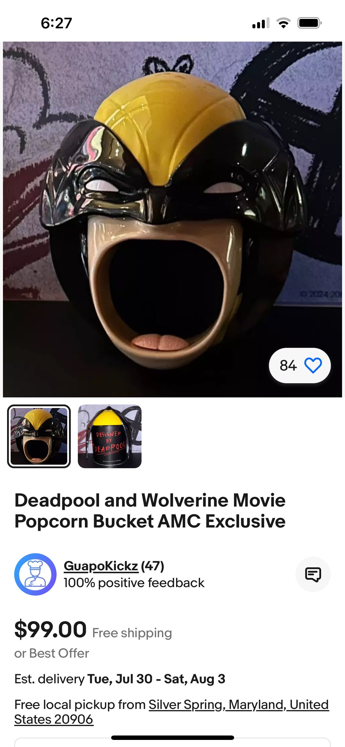 Wolverine AMC Exclusive Popcorn Buckets Already Sold Out!