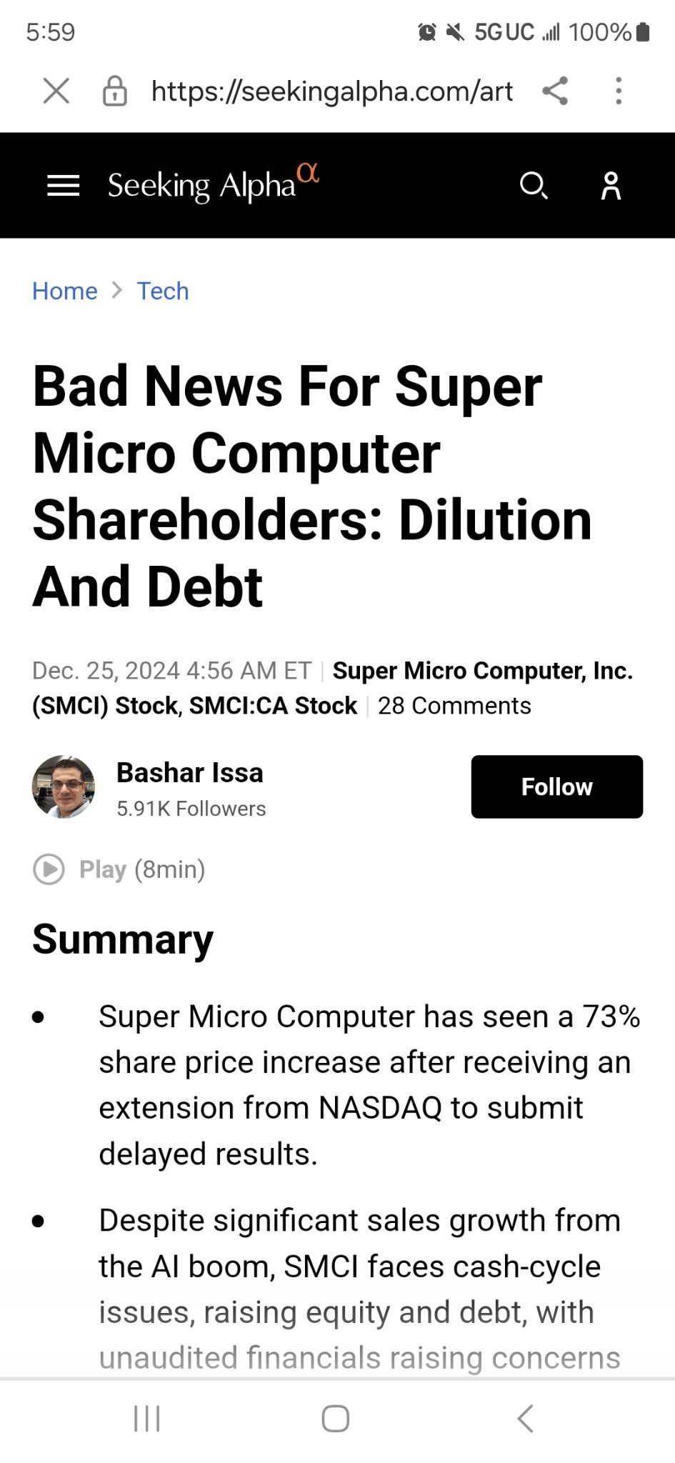 $スーパー・マイクロ・コンピューター (SMCI.US)$ WEN OFFERINGとは何ですか？