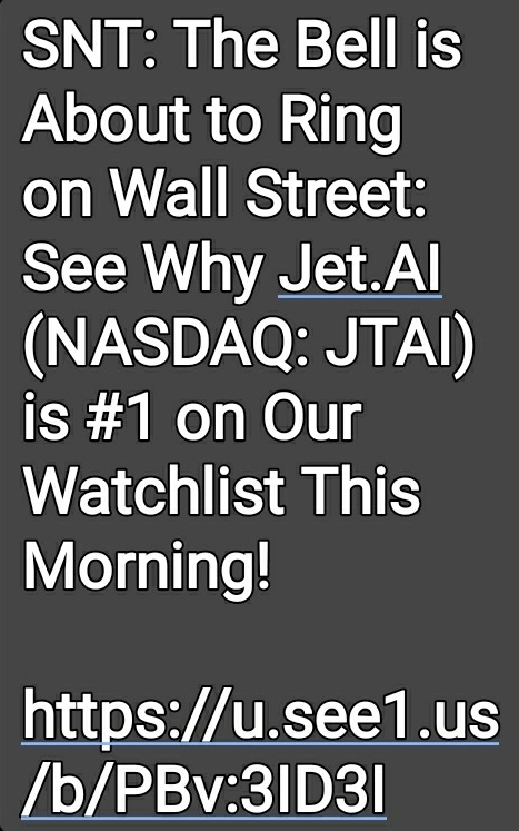 $Jet.AI (JTAI.US)$