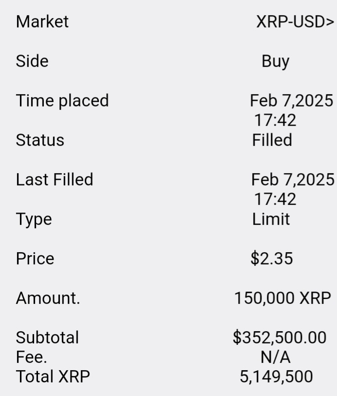 $瑞波币 (XRP.CC)$ 多喂我一些