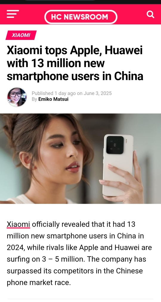 小米領先