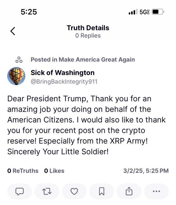 I Promised that I would Thank Trump!