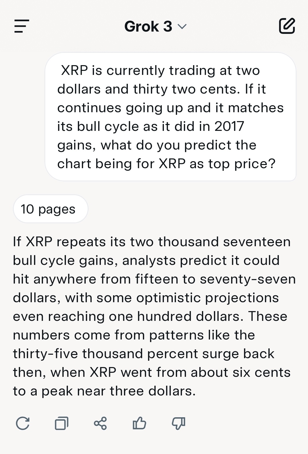 $瑞波币 (XRP.CC)$ 只需卖盘GROK...nfa