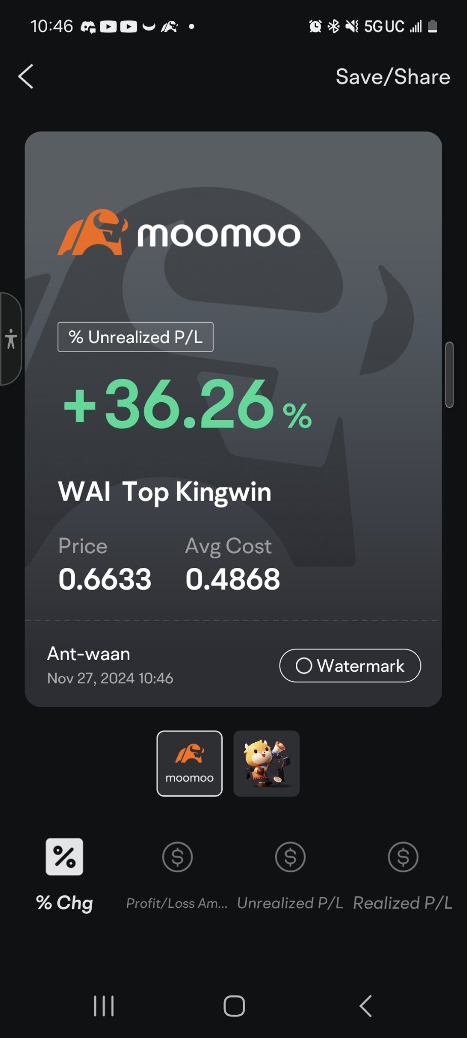 $Top Kingwin (WAI.US)$ In progress 😎