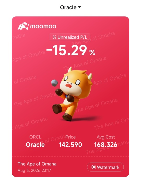 $ORCL 是真正反彈還是死貓反彈？？？