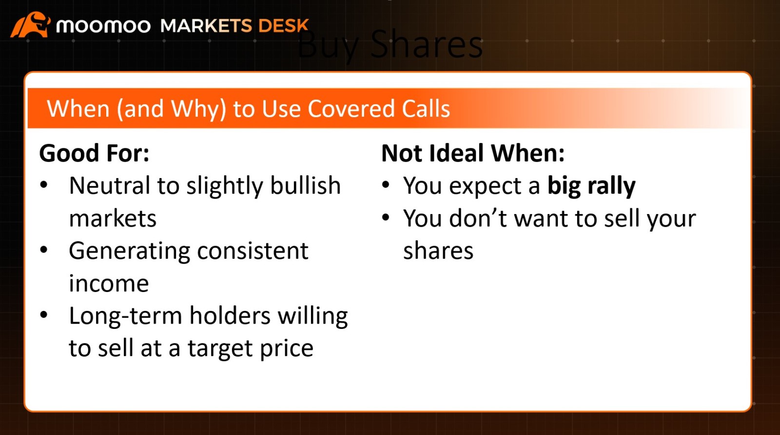 Most investors think the only way to make money in the share market is to buy shares and hope they go up. That approach has certainly worked well over the long term, but experienced investors often have another question. Can I get paid while I'm waiting? It may sound too good to be true, but one of the lesser-known uses of listed options allows investors to potentially generate income while waiting for a share price to rea...