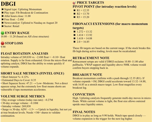 🟠免費觀察名單，2025年8月21日，星期四。NFA - DrJag8