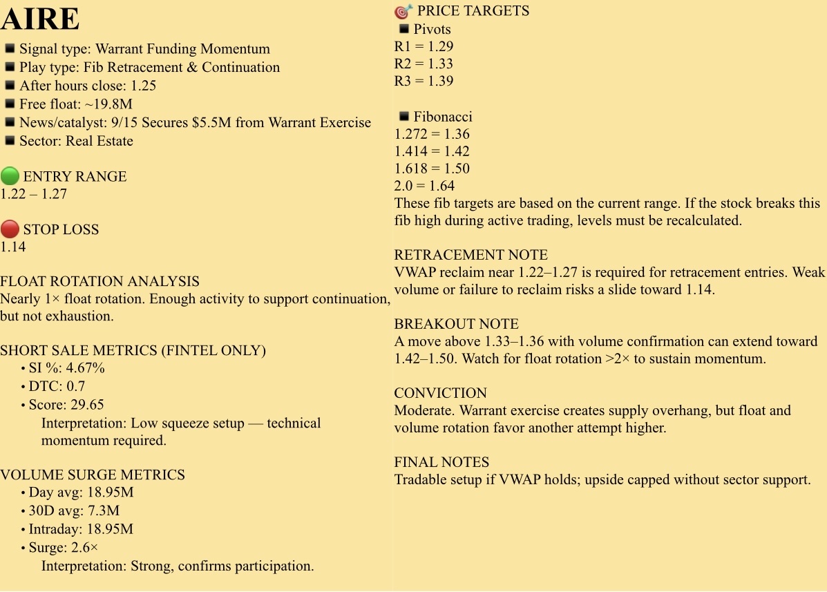 🟢观察名单，2025年9月17日，星期三。NFA-DrJag8