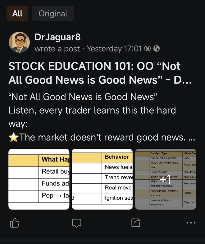 我上周五发布了股票教育内容，看起来又被屏蔽了，可能又像上次那样出现了故障。