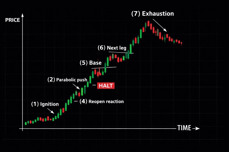 STOCK EDUCATION 101 2026 Week 10/53: Breaking Down Halt Runs: Laddering Entries After Resumption Instead of Gambling  - DrJaguar8