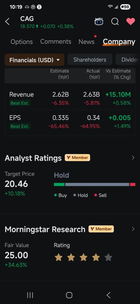 love the company summary!