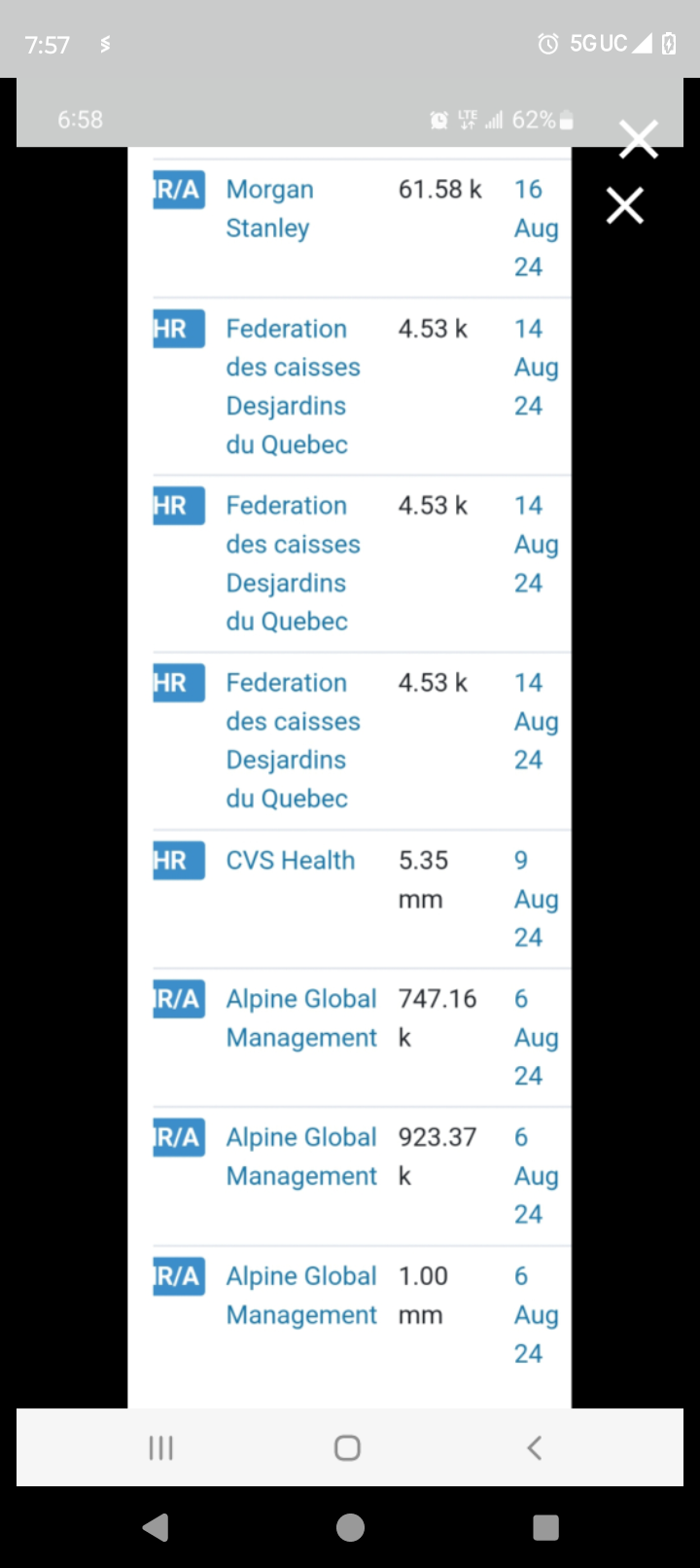 $LumiraDx (LMDXF.US)$ 基本上，UPC處於清算狀況，以幫助償還整家公司的債務。如果 $羅氏(ADR) (RHHBY.US)$ 只有想要PoC，為什麼他們會買下除了哥倫比亞和巴西之外的所有東西？我知道還有其他對Lumiradx部分感興趣的人，那麼大筆資金和Roche是不是忽悠了零售和華爾街，讓他們以為...