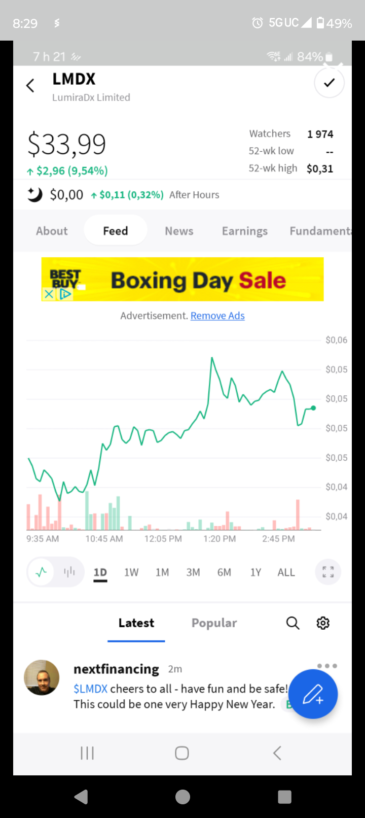 $LumiraDx (LMDXF.US)$ 価格交渉は可能ですか？