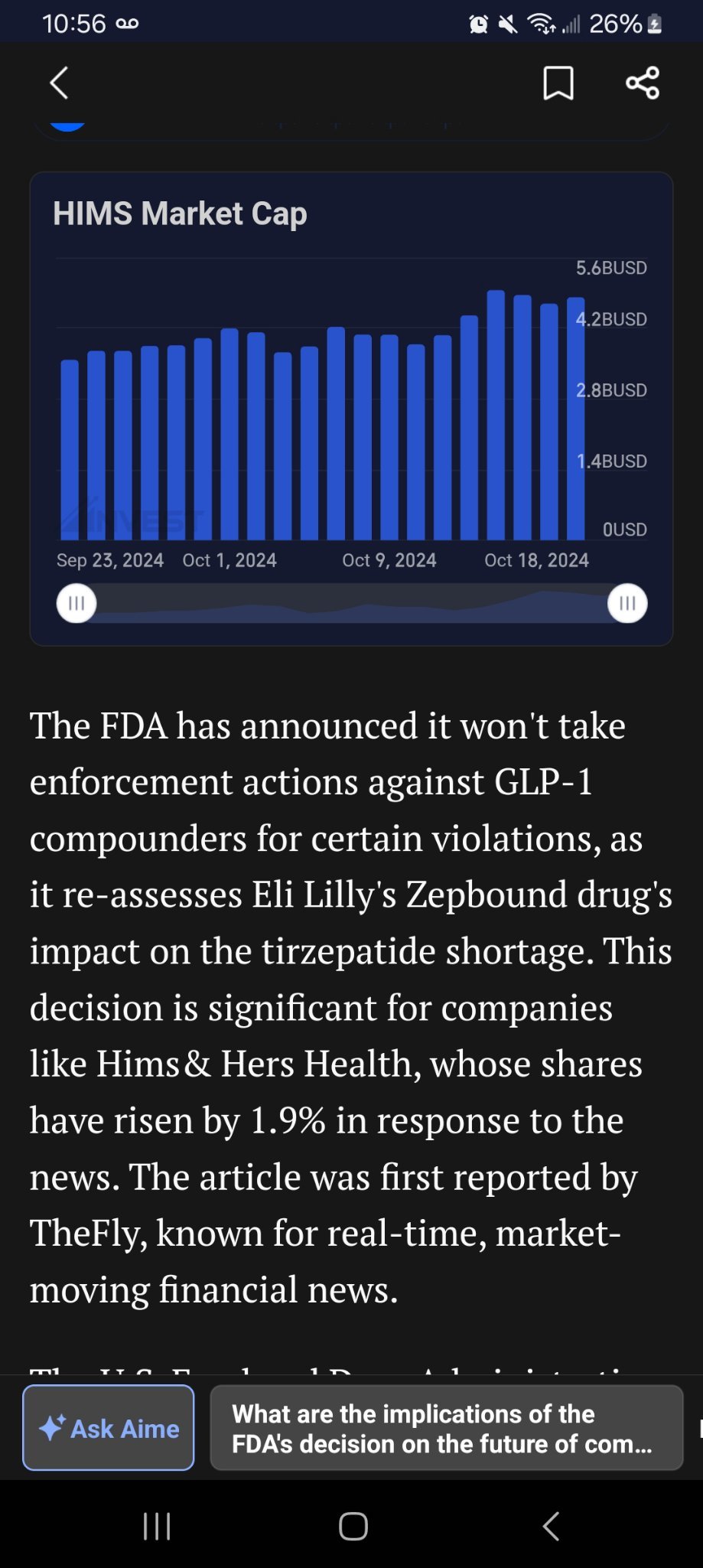 $Hims & Hers Health (HIMS.US)$ You're welcome!