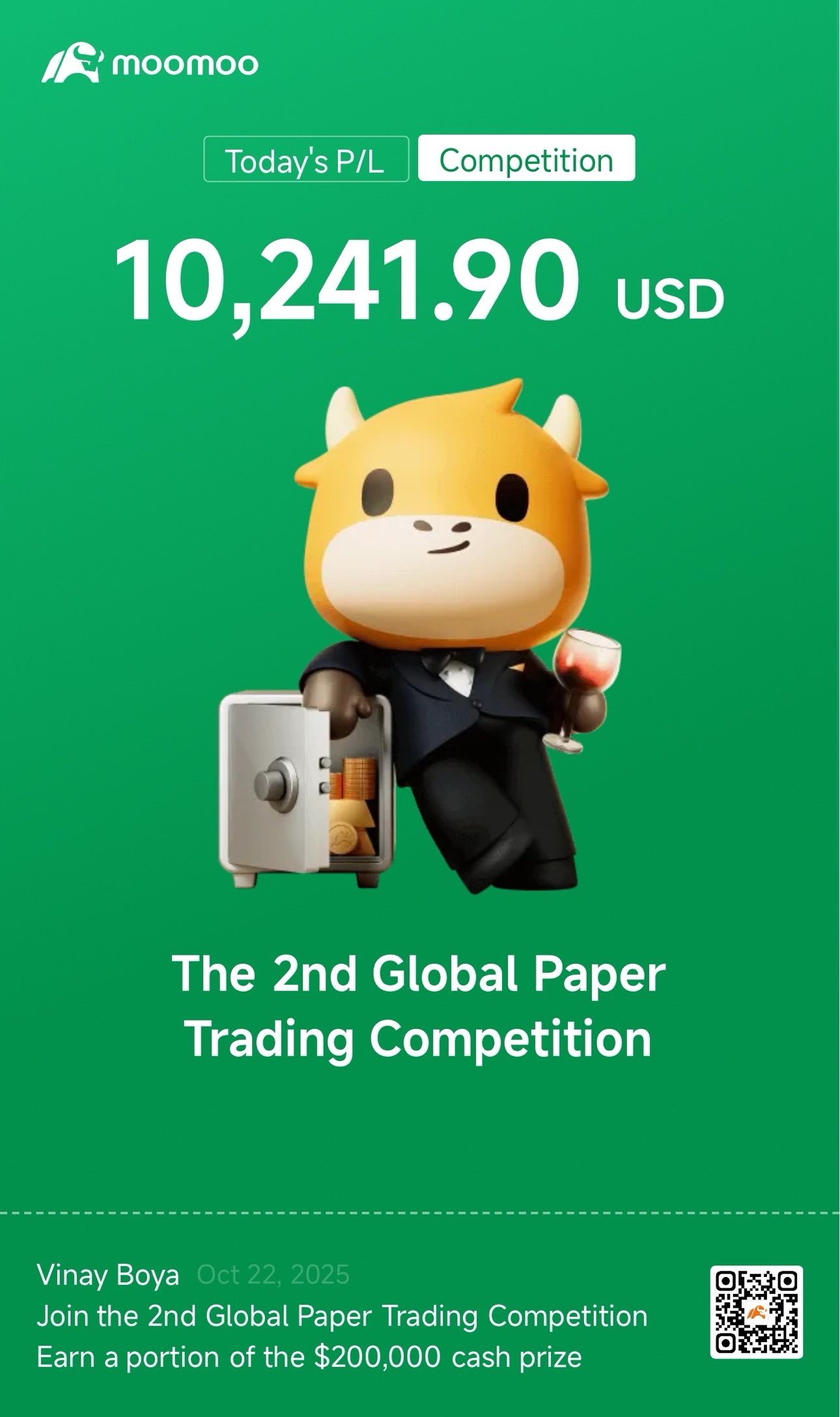 标普500指数(.SPX.US)$ 当不是真金白银时，操作起来很容易。需要找回进行这笔交易时的信心，并尝试将其应用到... - moomoo 社区
