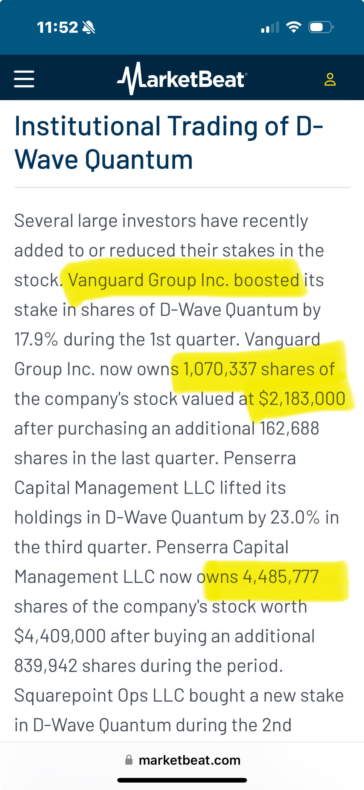 $D-Wave Quantum (QBTS.US)$