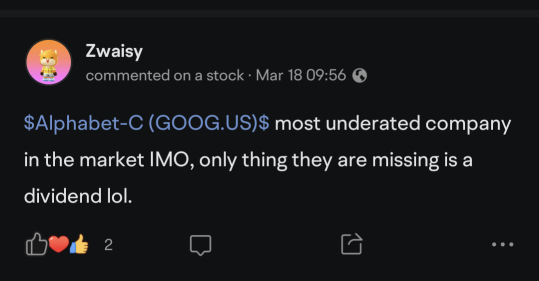 Undervalued---said it over a month ago