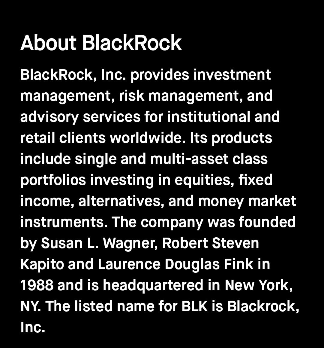 ブラックロック~~~~BlackRock