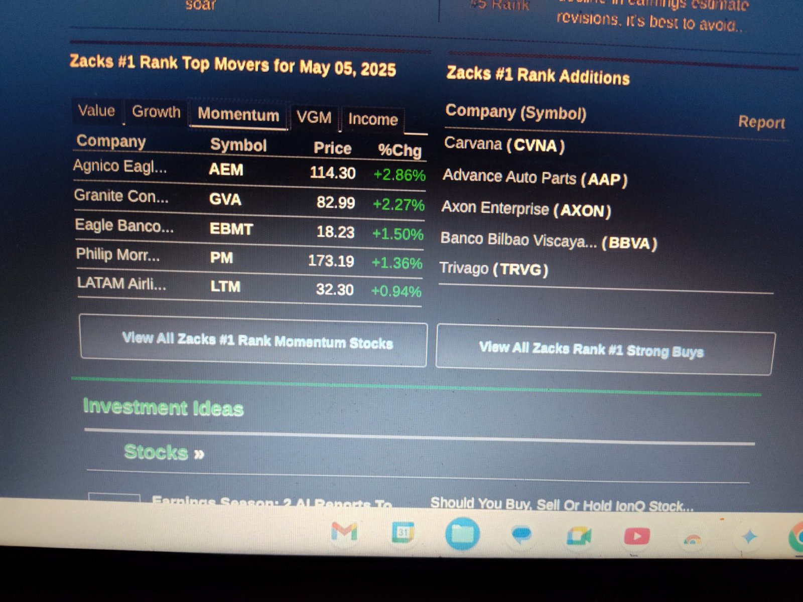 Dailys每日開空清單