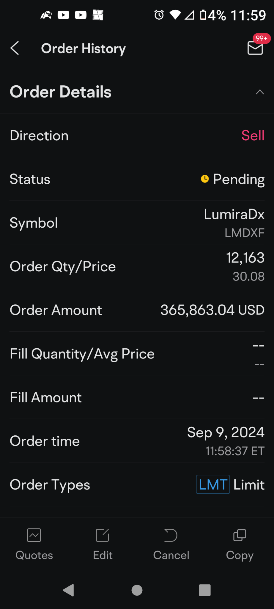 $LumiraDx (LMDXF.US)$ 我们走吧