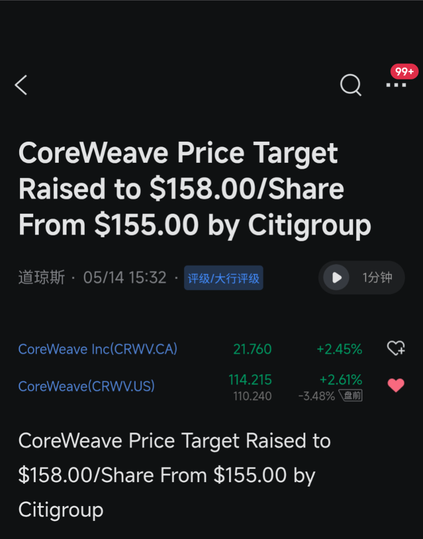 $CoreWeave (CRWV.US)$